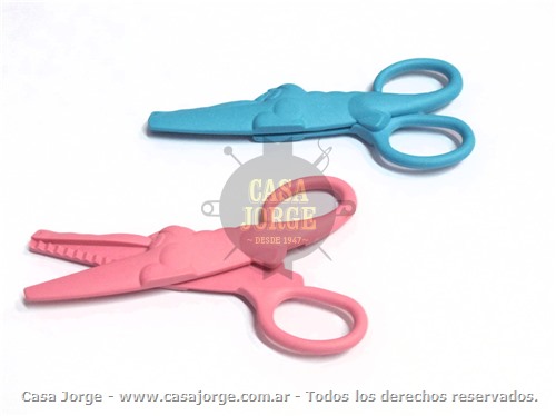 TIJERAS ZIG ZAG INFANTILES POR UNIDAD